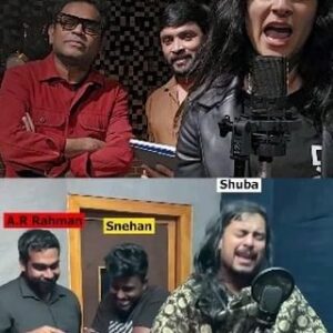 Kannika Snekan Instagram - அசலும் நகலும்  @arrahman sir to act LOL make sure to stream our song Raawadi!!
Original video by @vikkals_vikram @hariimuniyappan

#arrahman #snehanlyrics #rawady #rawadysong #arrahmanmusic