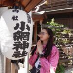 Kanon Miyahara Instagram - 凛さんと神社巡り⛩️ 天気も良くてキックも行ってサウナ行って 充実した1日でした☺️✨ あー楽しかったー🩷 📸　@rintakahashi0809