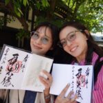 Kanon Miyahara Instagram - 凛さんと神社巡り⛩️ 天気も良くてキックも行ってサウナ行って 充実した1日でした☺️✨ あー楽しかったー🩷 📸　@rintakahashi0809