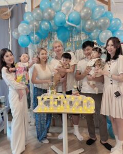 Kanya Rattanapetch Instagram - Kenzo's Birthday #งานจับปูใส่กระด้ง 😂😂