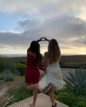 Kaori NeVille Instagram - Graduation sleep over with @kylie.lazar , @lilypolinn , Kylie, and Ryan!

#graduation #ily #cutepose #bff #model #sunset #outfitinsp #outfitideas #summer #heart #dress