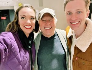Kara Lindsay Instagram - THE Alan Menken! Every day is a great day in Disney, but when @alanmenken pops in to say hello, it’s a PINCH ME PLEASE day. 
@kcmassey1
