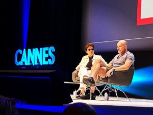 Kara Swisher Instagram - Here’s our @pivot.pod, live from @cannes_lions this week. Hawk report and more. (Click on the link on my bio to listen.)
