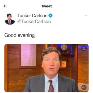 Kara Swisher Instagram - After pretty much saying what he’s been doing in his TV career has been inane, by the looks of this Wayne’s World basement video, IMHO, Tucker’s definitely doing something with Twitter. Still, he looks astonishingly smaller now.