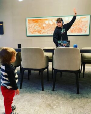 Kara Swisher Instagram - Best bro-sitter ever