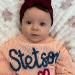 Kara Keough Instagram - 3 (and 3/4) months of this cutie. #StetsonLou #4thkidproblems