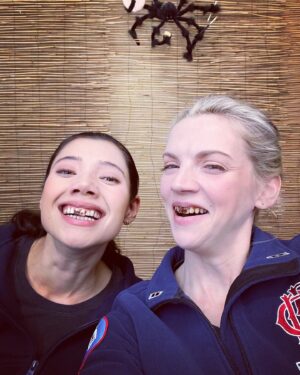 Kara Killmer Instagram - Season 11 photo dump. Mostly of @hanakogreensmith and I acting nuts, but some quality #bts of @danielkyri and @mrmayo and a few others as well. It’s all about humor here. My favorite is Hanako’s, “God she’s beautiful,” comment in the last slide. @nbconechicago @wolfentertainment
