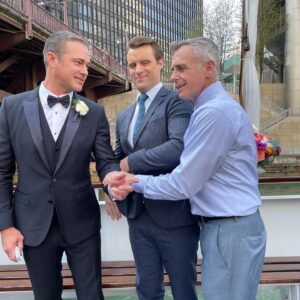 Kara Killmer Instagram - #Stellaride wedding photo dump with all my favorite angel babies! @nbconechicago @wolfentertainment @hanakogreensmith @mrmayo @taylorkinney111 @davideigenberg #jessespencer #eammonnwalker