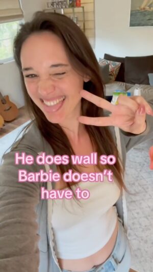 Karalynn Dunton Instagram - My Ken’s job is wall 💝🧱 #barbie #myken