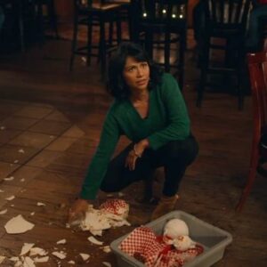 Karen David Instagram - Here’s a little snippet from @cbstv #WhenChristmasWasYoung which airs tomorrow night, Saturday, December 23rd, on #CBS at 8pmEST•PST. (It says Dec 18th but this snippet is from last year 😉)•Hope you lovelies will join me in tuning in. I had the best time singing such a beautiful @sherylcrow song and acting alongside such a talented and lovely bunch of humans. The writer of our holiday film, @roberttatemiller was the kindest and loveliest soul. I know he’ll be so thrilled from the heavens above, that our movie is becoming a holiday tradition and airing again this year. Happy Holidays, darlings. Sending you all so much love, and may your holiday break be filled with joy and good company. 🎄❤️🎅🏽❤️🙏🏾🙌🏾