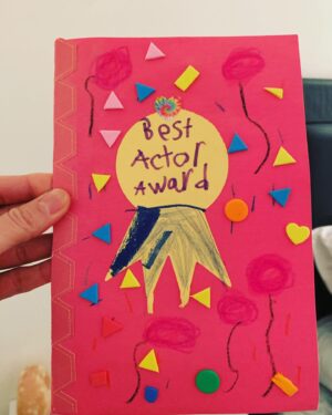 Karen Olivo Instagram - I’ve already won the only award that will ever matter. (Given by Lorelei Alejandro my brilliant niece with impeccable taste.) 😜 🏆🎭#IfYou’reAnArtistYouWin #existingIsSuccess