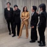 Karen Mok Man-Wai Instagram - Rocking《豹變》 with The Masters! 🎸🎵 @terrychan808 @araiz @jamesjhl & 張亞東  🧥: @tomford  Styled by @alvingoh   #豹變 #metamorphosis #newmusic #BehindTheScenes #somethingbig #thebigbigshow  #themasters  #莫文蔚 #KarenMOK