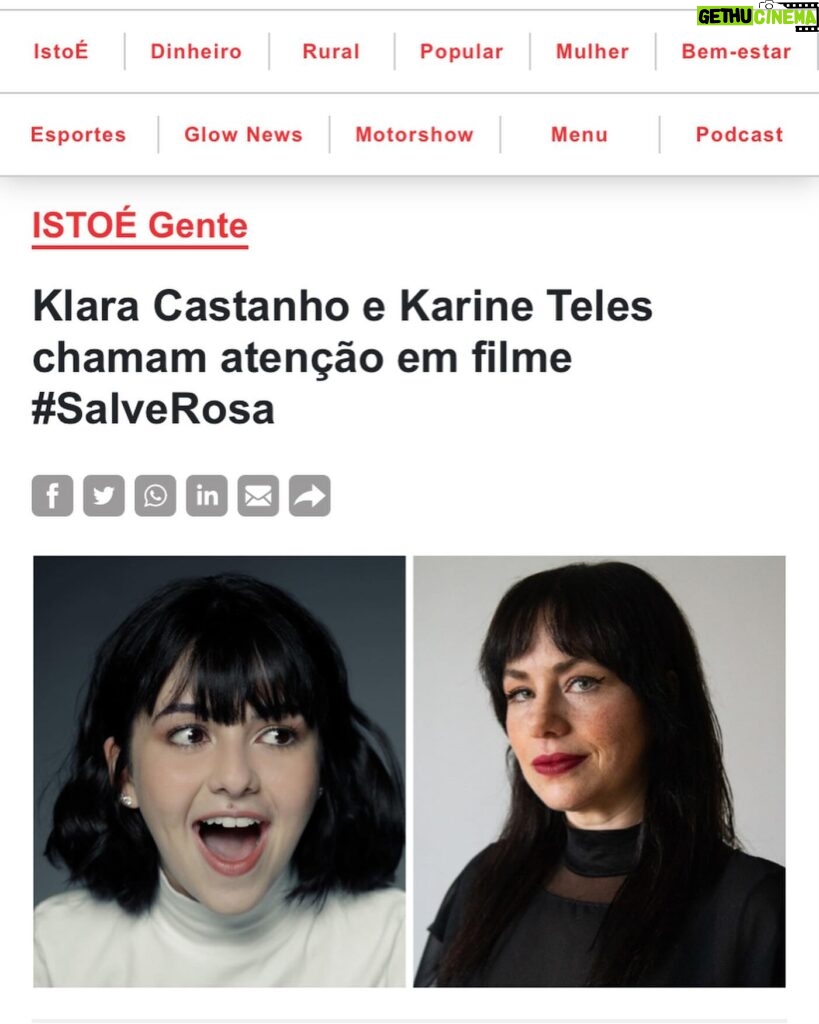 Karine Teles Instagram - Tô bem devagar nos posts, mas vim rapidinho dar uma notícia que já está circulando por aí! Agora posso contar! Salve Rosa, filme de Susanna Lira será meu próximo trabalho em cinema ! Animada demais pra me jogar nas filmagens! #aindadeferiasepostando #workbitch #cinemabrasileiro #vivaocinema #maralobão