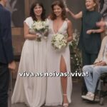 Karine Teles Instagram – #ELASPORELAS 📺 Esse momento é tão nosso! 🥹 Carol e Natália trocaram lindos votos e se casaram 🧡