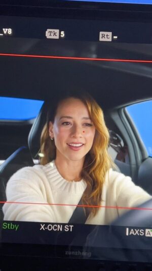 Karine Vanasse Instagram - When @salomonligthelm had us feeling a little…Ironic @alanis between takes for @nissancanada with @karinevanasse 
Styling @fredgauthier 
Hair @valeriaamirova 
Makeup by Me @theproject.agency 

#nissan #nissancanada #alanismorissette #ironic #car #singalong #behindthescenes #makeupartist #makeuplook #karinevanasse #quebec #canada #canadianmusic #carcommercial #lathomsonmakeup #theprojectagency #reelitfeelit #reelsinstagram #reelstrending #funny