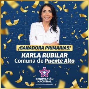 Karla Rubilar Instagram - ¡Felicidades Karla Rubilar !

Ganadora de las primarias en Puente Alto 

AHORA A GANAR EN OCTUBRE 💪🏻