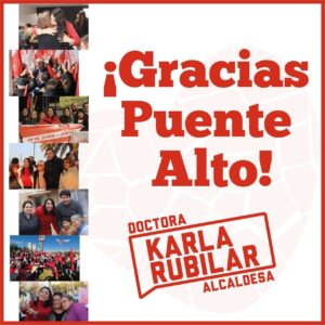 Karla Rubilar Instagram - A pesar de tener un día lluvioso, la poca difusión de este proceso e incluso, con personas que no creen en la democracia llamando a no votar, hoy tuvimos un triunfo en la primaria de #PuenteAlto con una gran participación ciudadana. 

Agradezco a los puentealtinos y puentealtinas que depositaron su confianza en la urna de votación. Vamos a dejar los pies en la calle para seguir conquistando voluntades y abrazando corazones ♥️ ¡Porque Puente Alto, Sueña Alto! 

¡Gracias de ❤️!