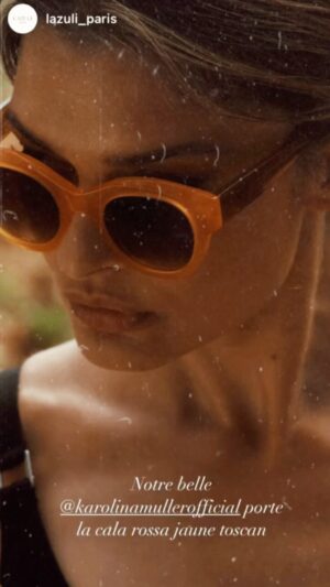 Karolina Muller Instagram - #reelitfeelit #eyewearfashion #trendingreels #trendingnow #trendingnow #frenchriviera #lazuliparis #karolinamuller #karolinamullerofficial @lazuli_paris @judefotografy @davidlbmodel