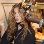 Karolina Muller Instagram - Behind the scenes of the casual and fun events of day and night in Los Angeles, where the brightest stars shine in the midst of the darkest night. In the hands of the master stylist Robert C. Caple @bo.caple captured by our talented friend and photographer @gosiablasiak_ #besthairstylist #masterhairstylist #bts #losangeles #wereableart #californication #funtimes #actorslife #trendingnow #explorer #celebstyle #hairstyle #fashionstyle #peacockedition #hollywood #actress #model #celebrity #karolinamuller #karolinamullerofficial @karolinamullerofficial