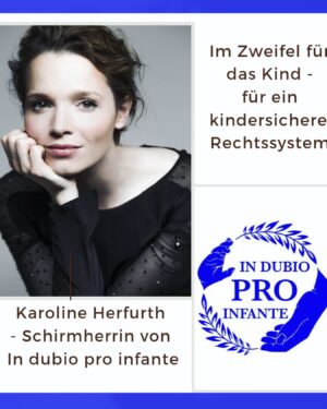 Karoline Herfurth Instagram - 🥳 wir sind online!! 🥳 
Das hier ist eine absolute Herzensangelegenheit von mir! Wenn Ihr mehr wissen wollt, neugierig seid oder Unterstützung braucht - kommt uns auf unserer Seite besuchen (link in Bio ☺️)
Ich bin sehr stolz, Teil dieser starken Truppe zu sein und mich als Schirmherrin von IN DUBIO PRO INFANTE gemeinsam mit einem immer weiter wachsenden Netzwerk gegen institutionelle Gewalt an Kindern einzusetzen. ❤️
Und wer noch mehr Einsicht haben möchte über institutionelle Gewalt an Kindern durch deutsche Familiengerichte dem lege ich das Buch von der wunderbaren @umgang_sorgerecht_coaching an‘s Herz, mit einem Vorwort von @sonja_howard_official und mir ☺️
✨gemeinsam für ein kindersicheres Rechtssystem✨