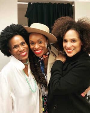 Karyn Parsons Instagram - What a night! Celebrating @willsmith and the launch of #willthebook ! Moderated by @officialspikelee , Will made me cry w/some of the intimate and revealing shares from the book😭. But then he rapped! ... and @djjazzyjeff showed!
So much fun w/my girl, @glowmaven ! Got to play with my tv mom, #JanetHubert!... fun all around! Thx, Will! 😘