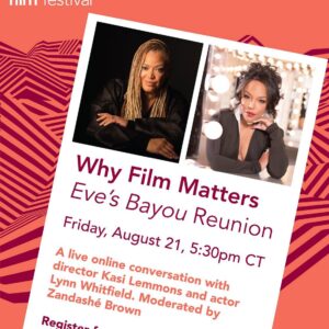 Kasi Lemmons Instagram - @neworleansfilmsociety invites you to tune in TONIGHT August 21, 5:30pm CT, 6:30 ET for an online live conversation with me and Lynn Whitfield talking about Eve's Bayou. The event is FREE at bit.ly/evesbayou. If you want to check out the film before the conversation, stream Eve’s Bayou on your preferred service and follow @NOFS starting the same day at 3:30pm CT as their programmers live tweet lesser-known facts about the film and join the twitter conversation using #EvesBayouReunion.
