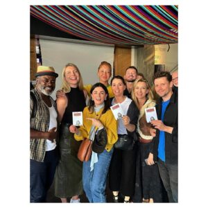Kate Kennedy Instagram - Good gravy, a very merry time was had at the World Premiere of our feature film ‘Haar.’ Only just got my voice back. 

Buckets of thank yous to @britishfilminstitute especially all the volunteers that made it a very magical fortnight. And to everyone that came to watch- one very full haaaaart.

@haarfilm ❤️ #independentfilmmaking 
📸2/3: @millieturnercreative