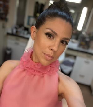 Kate Mansi Instagram - For someone who loathes pink, this dress instantly gave me such a 60s vision i couldn’t wait to put together w/ each department.