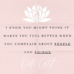 Kate Cast Instagram - We think it could help, it’d make us feel better when we complain… That’s why we do it all the time… ( Don’t try to tell me you do not cause I don’t know a single person who would never complain at least about the weather or the traffic 😜 But let me tell you; It’s not truth. We are just playing the victim of all these things, people and circumstances we complain about. Feels good for our Ego. Make us feel more important. But in reality, it just take our power away. It brings us down and attract even more of these negatives into our life. ~ with love 💕 your spiritual bitch PS. All article about how we are played by our Ego it’s coming on my website soon 🥳