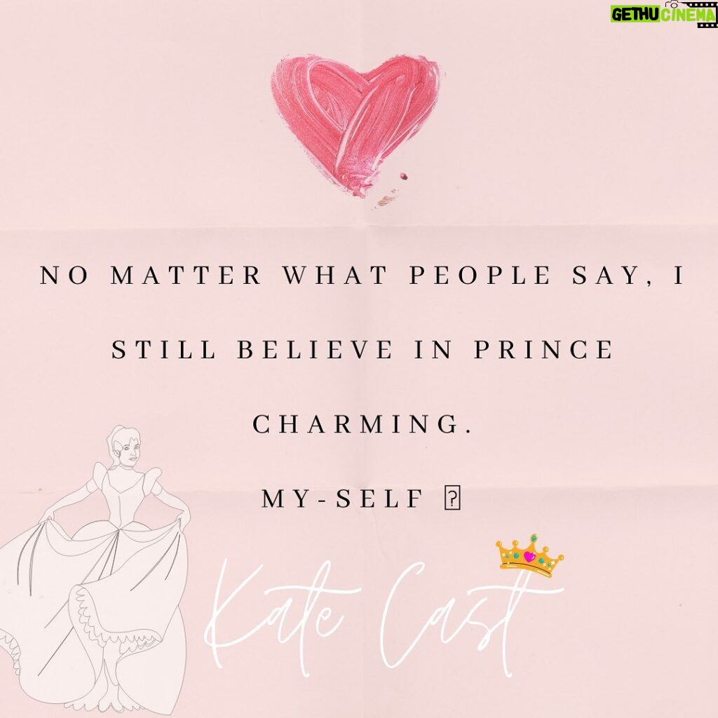 Kate Cast Instagram - We grown up in the fairytale of believing that we are a little princess 👸🏼 and one day, there will be the Prince Charming coming to rescue us. Think about Sleeping Beauty or Snow White who wait to be saved by the Prince. When we’re little, each of us secretly wants to be like them – beautiful, innocent, and in love. Each of us wants to be the Princess. When we grow up we dress up certain way, wear the makeup, play certain games to attract an attention of men, compete with other woman. We behave and do the things we think it’s good for us so we can be the best version of his ideal girlfriend. From romantic movies, we have learned that we should wait for Mr. Right. We all love to watch Pretty woman or Sex in the city over and over again. Every typical romantic movie ends with getting him and being a complete woman for the first time in life. Without him, we’re nothing. I don’t know if it’s just me but I have had enough of these manipulations telling us that there’s nothing more important in this world then getting the love of man. They cheat on us, they are not serious and all the ‘good ones’ seem to be taken already or become the gays. 😅 I call it the Princess syndrome. Living in this way, you can never start living like your life really matters. You feel incomplete without him, so you don’t create the life that you dearly want. You tell yourself that it will come once he marries you. Thus you cut off parts of yourself and put your life on hold. Do you know what the funniest and saddest thing is? He doesn’t want the needy Princess who is envious of other Princesses. He wants a real woman who enjoys herself and her life, regardless of whether he has arrived yet. But When you focus on yourself, your inner growth, and cultivating your beautiful heart, then miracles happen. Then you can have anything you want because only then you’re in alignment with the Universe. I believe that it’s time to drop this Princess Syndrome because it doesn’t serve you. It only makes you wait for something that is already within yourself. With love 💕 #spiritualbitch