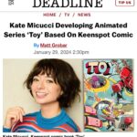 Kate Micucci Instagram - Super excited about this! 🎉🎉🎉 @keenspot @bmurphywrite @davidcampiti @wgandolpho @glasshousestudiosanimation @chriscrosbydotcom @bobbycrosby