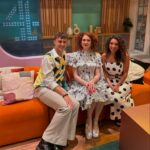 Kate Nash Instagram – Thanks for having me @sundaybrunchc4 ☀️ What a lovely bunch of guests! 💓 Styled by @celia__arias wearing @susanfangofficial
@chanelofficial @4elementlondon
@pondinthefish @barjewellery

Hair @loveyohair Make Up @oonahmakeup