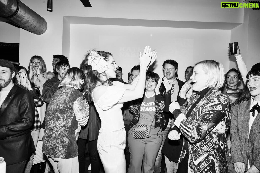 Kate Nash Instagram - Some B&W from our party by @jenrosenstein 🖤