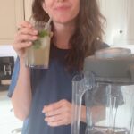 Kate Siegel Instagram - Blend for some “me” time #mocktails #mocktailrecipe #soberliving #katesiegel #sobermovement