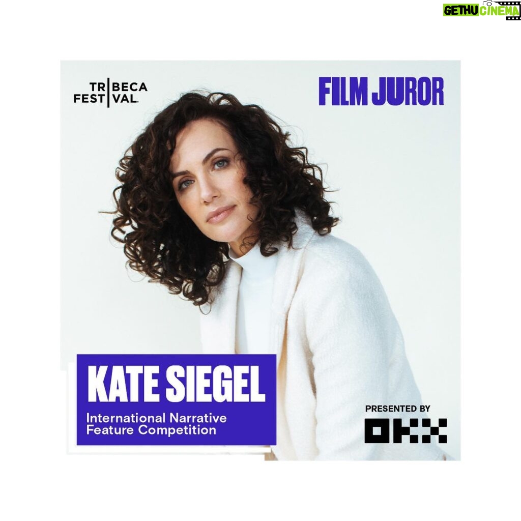 Kate Siegel Instagram - I am excited to announce that I have been selected to sit on the jury at the 2023 @tribeca Festival for International Narrative Feature. The Festival’s 22nd year celebrates everything we love about the big screen experience and showcases the best emerging talent from across the globe alongside established household names, and I am thrilled to be attending. Join us June 7- 18th. #tribeca2023
