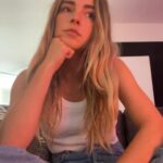 Katelyn Tarver Instagram - Has anyone or anything put in as much work over the years as my cropped white brandy melville tank? My one true constant 💘