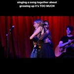 Katelyn Tarver Instagram - All fun and games to sing a song with your sister on stage until someone almost loses it @amanda.tarver