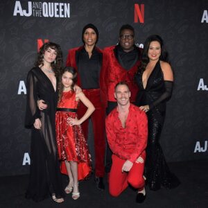 Katerina Tannenbaum Instagram - We did it @ajandthequeen ❤️ @netflix big big love 🦋🥰 thank you so much @sherifaye @i_yell_o @julienmiachonhobson for being the best team in the world, @chrisbenns for styling this beautiful look from @maisonvalentino @piaget the perfect hair by @brycescarlett and dream makeup by @kateleemakeup Streaming now 🧚🏻