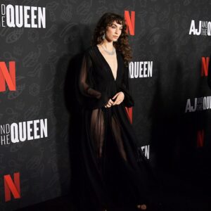 Katerina Tannenbaum Instagram - We did it @ajandthequeen ❤️ @netflix big big love 🦋🥰 thank you so much @sherifaye @i_yell_o @julienmiachonhobson for being the best team in the world, @chrisbenns for styling this beautiful look from @maisonvalentino @piaget the perfect hair by @brycescarlett and dream makeup by @kateleemakeup Streaming now 🧚🏻