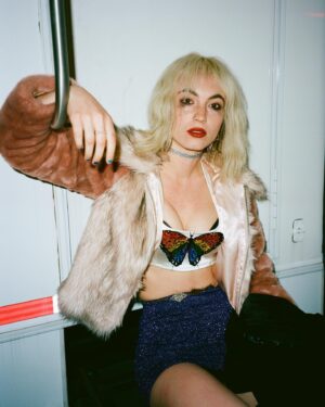 Katerina Tannenbaum Instagram - Some extra BTS in my trailer for @voguemagazine by @zacharyharrelljones