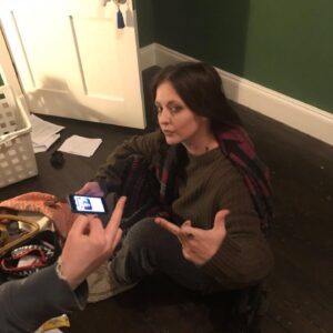 Katharine Isabelle Instagram - She’s a real charmer.. @thegreenseamovie is available on major digital platforms TODAY in UK/Ireland and July 13 North America💚