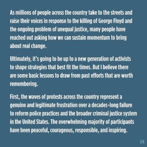 Katherine Waterston Instagram - Thank you, Mr. President. 
Posted @withregram • @barackobama I wrote out some thoughts on how to make this moment a real turning point to bring about real change––and pulled together some resources to help young activists sustain the momentum by channeling their energy into concrete action.