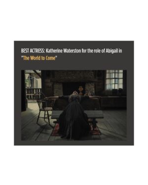 Katherine Waterston Instagram - Thank you @sthlmfilmfest for the honour and the discreet design move