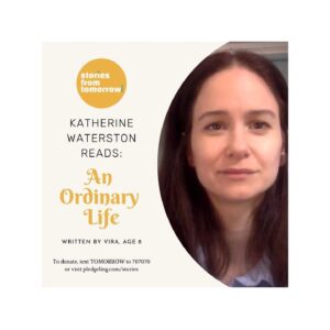 Katherine Waterston Instagram - Please follow the extraordinary initiative @storiesfromtomorrow! And, if you’re between the ages of 5 and 18, submit your stories! 

And to Vira, if you’re listening out there, I love your story and feel so lucky to have been picked to read it. Keep writing! You’re wonderful! 

Posted @withregram • @storiesfromtomorrow COMING SOON! @katherinewaterston reads “An Ordinary Life” by Vira, 8.