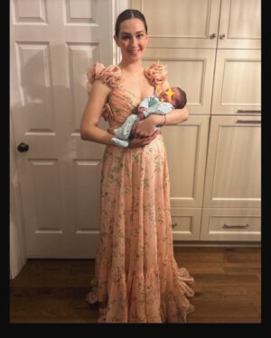 Katherine Barrell Instagram - Cinderella went to the ball… but The best part was coming home. 🐣🌷🥹

@thecdnacademy @vortex_prods #makingscentsoflove 👗 @fitzroyrentals @jesseikeman @christopher_giroux @annpirvu @papachills @seta.james