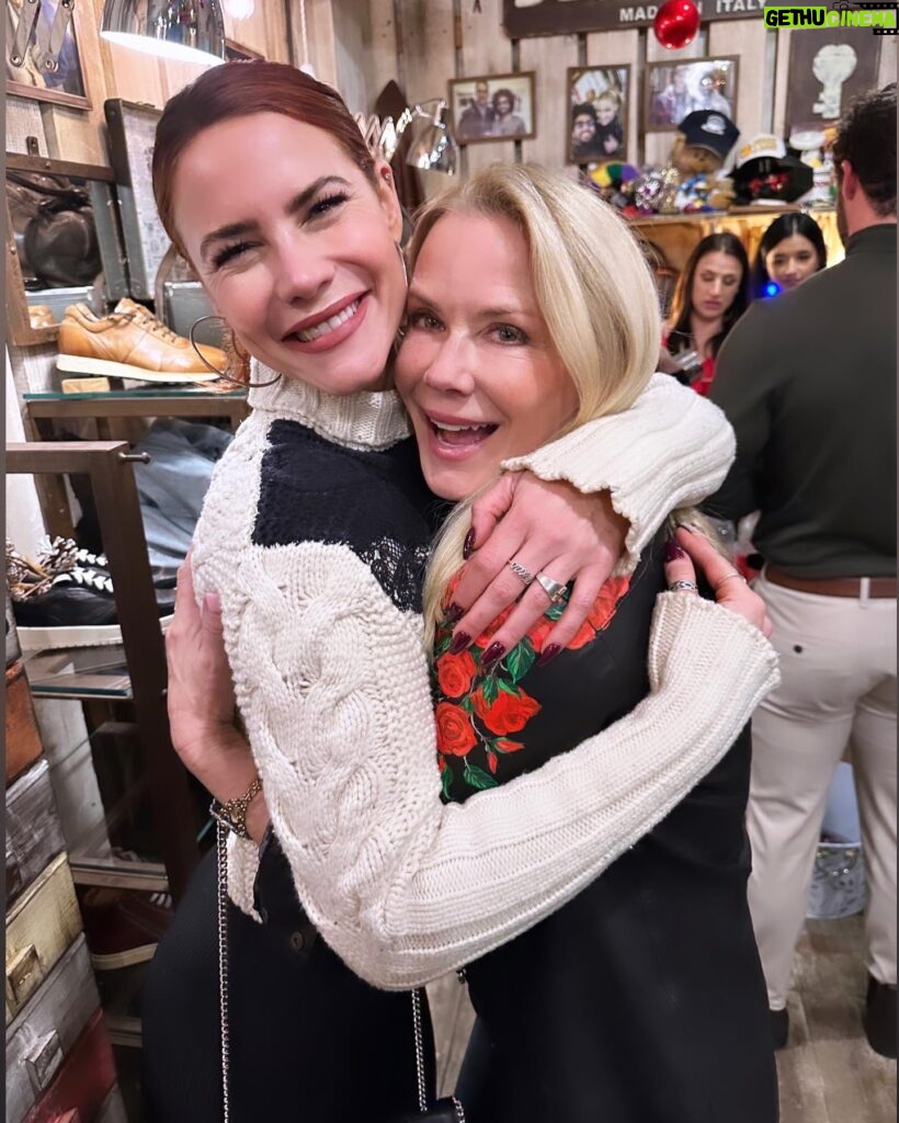 Katherine Kelly Lang Instagram - Our 4th Anniversay for our store @benheartbeverlyhills ! Thanks to all who came out to celebrate with us ! We really appreciate all your support!! It was a special evening ❤️❤️❤️ And a special thanks to my honey @dom472522 who works the store day in and day out to keep it thriving! And thanks to @briannad_1 and @rubiacruz_ who work so well with us and who have huge hearts for the store and our clients🥰 #beverlyhillsboutique #benheartbeverlyhills