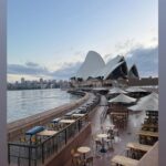 Katherine Kelly Lang Instagram – Sydney is a beautiful city! I took these photos on my run at 6:00 am this morning. Streets were empty and quiet. So peaceful and pretty! #sydneyoperahouse #sydneyharbourbridge