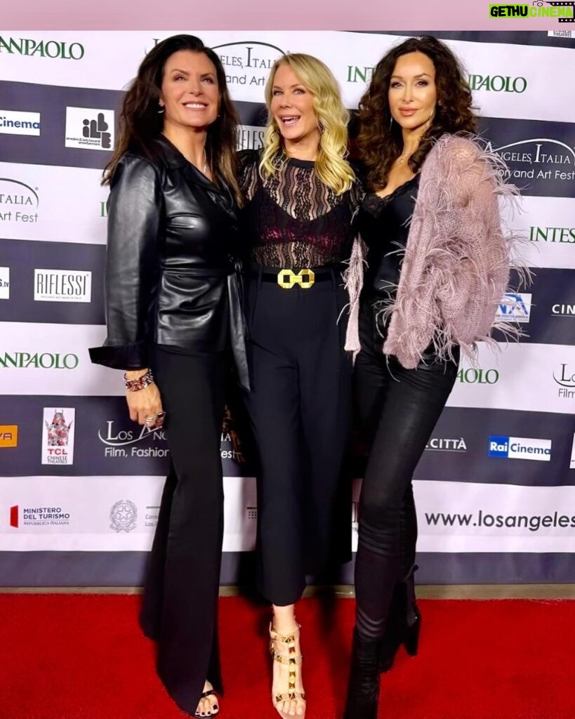 Katherine Kelly Lang Instagram - At the @losangelesitalia film festival with @kimberlin_brown supporting our friend @ecostaofficial in his film “The Island” . So lovely to see people I haven’t seen for awhile and also make new friends. Kimberlin and I had a blast! @sofiamilos @lucariemma @directorshaunpiccinino @carolinemarie_caro @antonellasalvucci ❤️😍 #losangelesitaliafilmfestival