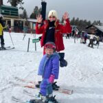 Katherine Kelly Lang Instagram - It was a fun ski day! It been my dream for awhile to get my granddaughter skiing! She took a lesson in the morning with @ashleyaubra son Hayden and then in the afternoon they skied with us! First time skiing for Zuma and Hayden!! I am so proud of them! And thanks for @caseykas and @hayley_bert and @ashleyaubra for making the day amazing.