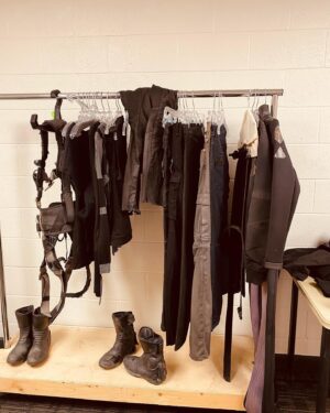 Kathleen Robertson Instagram - Creating the look for a character is always fun. A little peek at making Rosenfeld. @expanseonprime #theexpanse #tattooideas #hairoptions #latexfashion #fauxhawk @primevideo